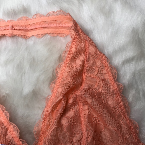 Free People Galloon Lace Halter Bralette Small NEW - Picture 5 of 7
